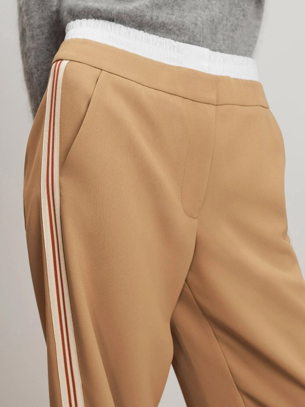 NWT: Veronica Beard, Sharp Side-Stripe Trouser